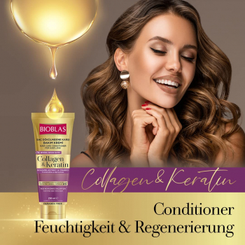 BIOBLAS Collagen & Keratin Haarpflege Spülung Conditioner