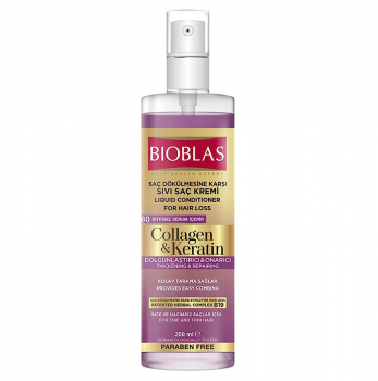 BIOBLAS Collagen + Keratin Liquid Conditioner Spray - 200 ml