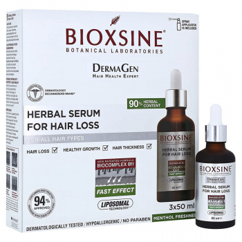 Bioxsine DermaGen Serum für Haarausfall, 3 X 50 ml