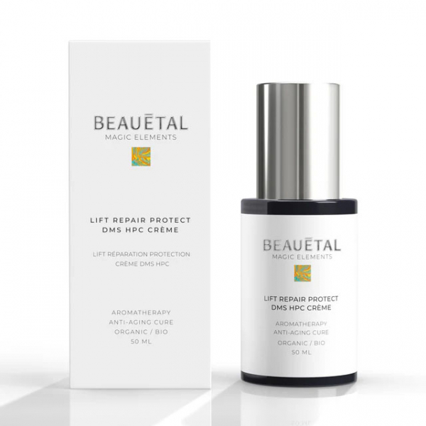 LIFT REPAIR PROTECT DMS HPC Crème, 2-in-1 vegane Bio-Anti-Aging Gesichtskur für Lifting, Reparatur und Schutz, 50ml