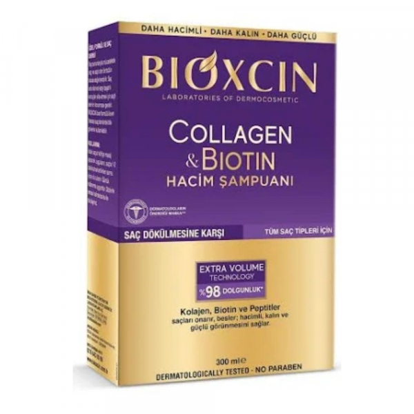 Bioxcin Collagen & Biotin Volume Shampoo 300ml