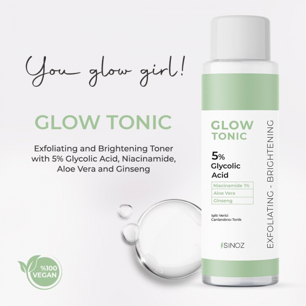 SINOZ Glow Tonic 5% Glycolic Acid - 200 ml