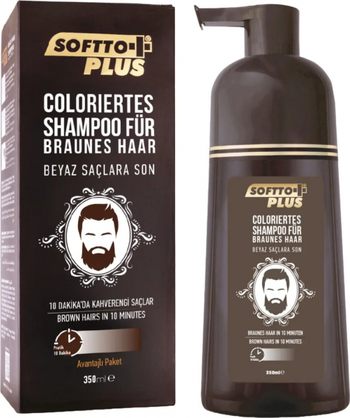 Softto Plus Braun-Haar Shampoo - Exklusiv für Männer